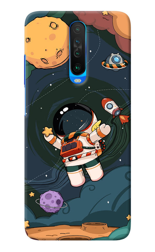 Cartoon Astronaut Poco X2 Back Cover