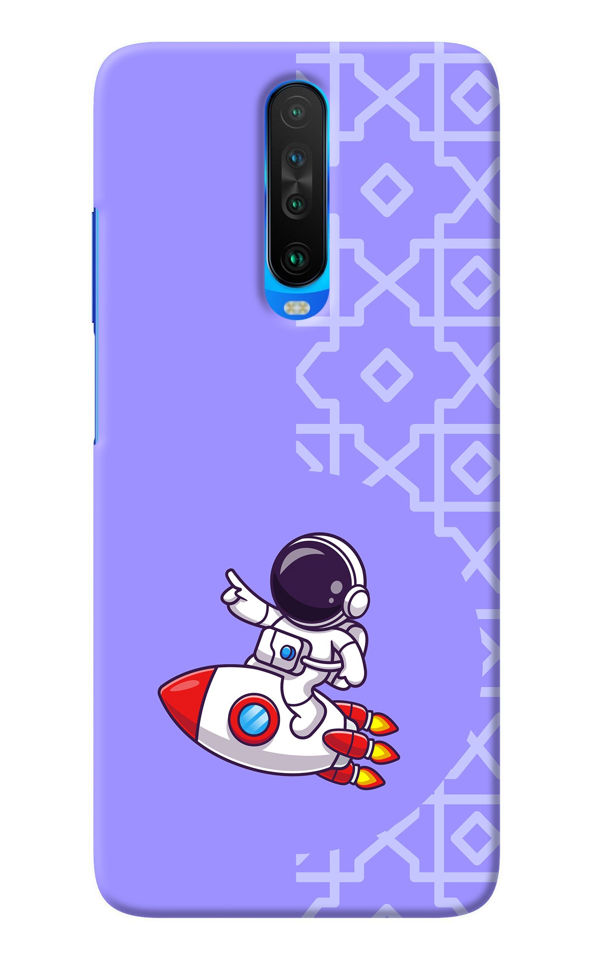 Cute Astronaut Poco X2 Back Cover