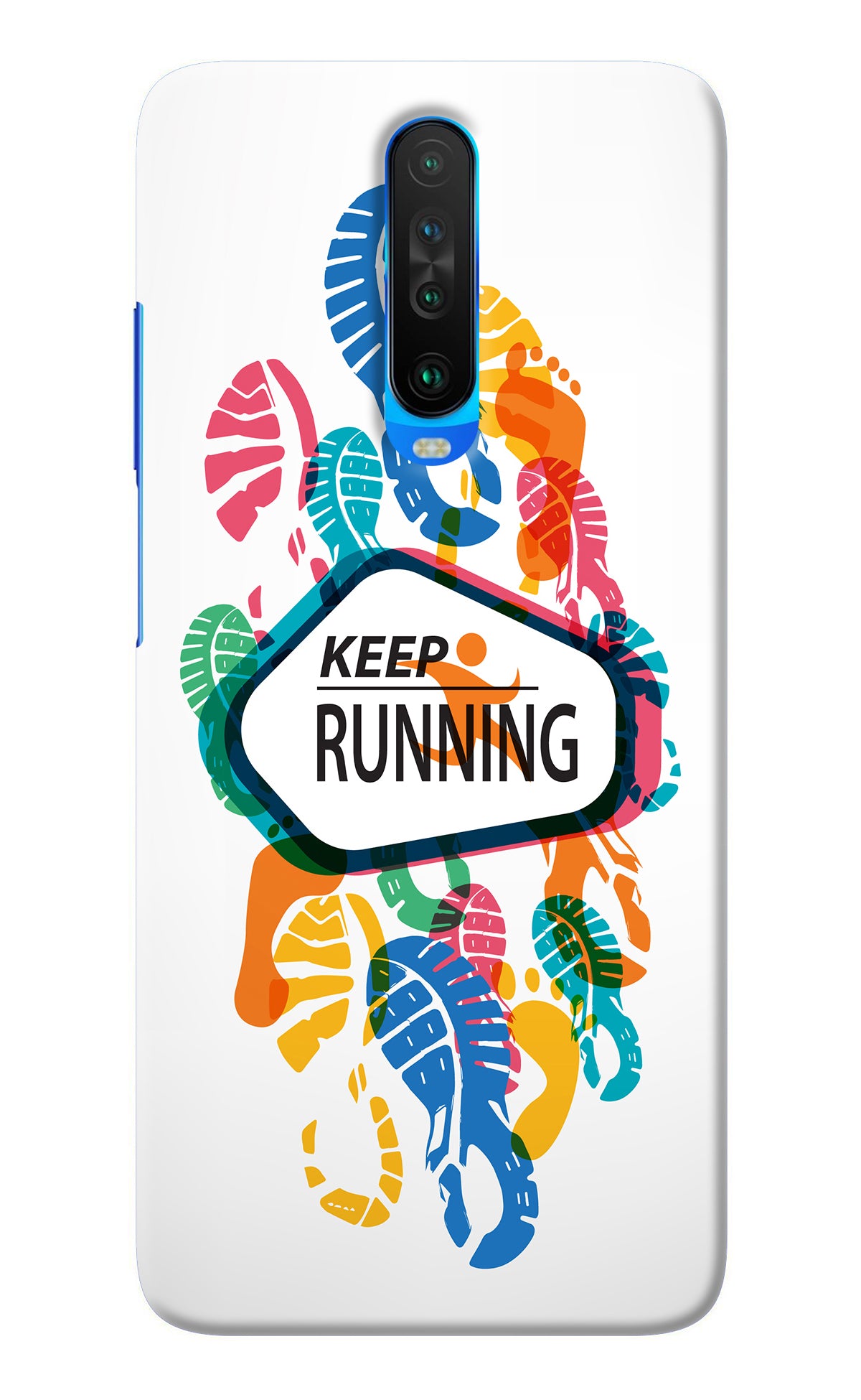 Keep Running Poco X2 Back Cover