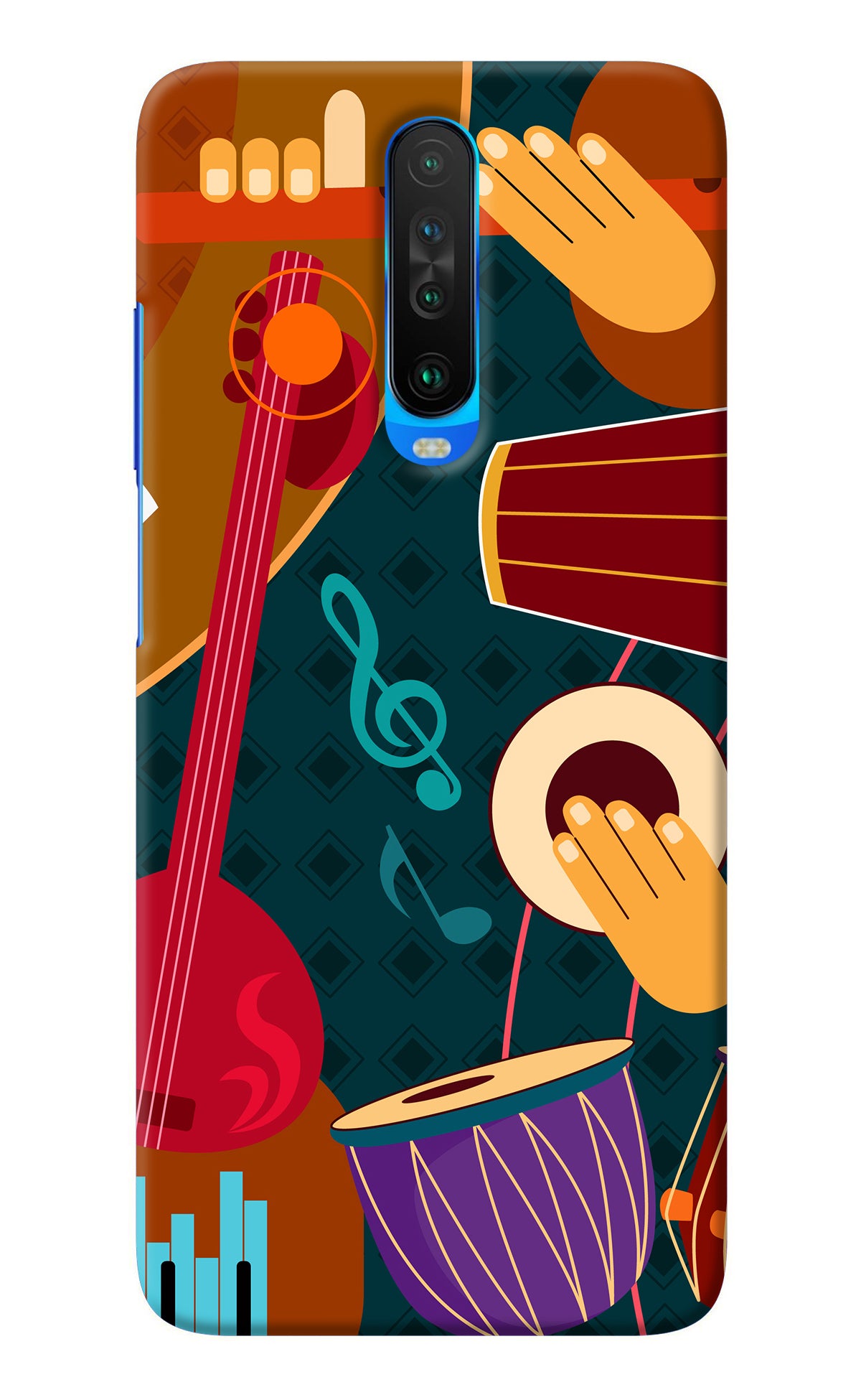 Music Instrument Poco X2 Back Cover