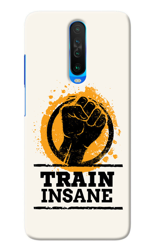 Train Insane Poco X2 Back Cover