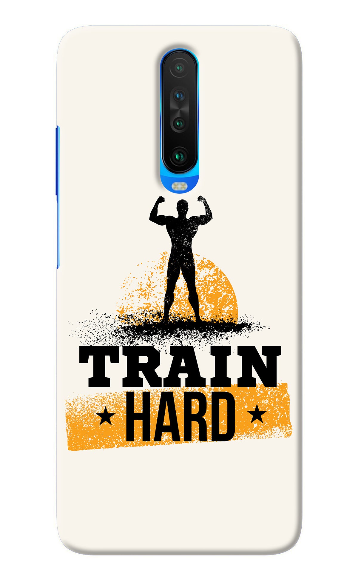 Train Hard Poco X2 Back Cover