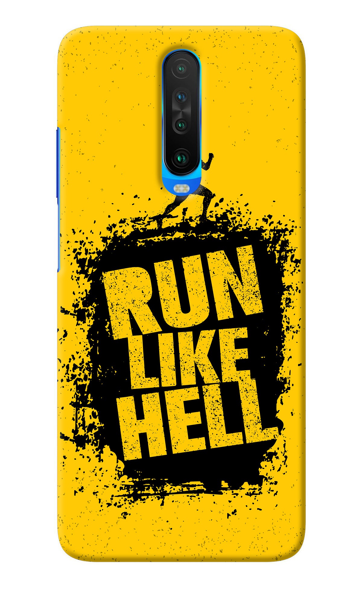 Run Like Hell Poco X2 Back Cover