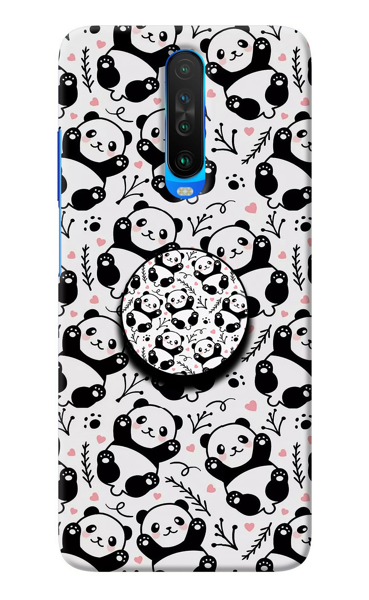 Cute Panda Poco X2 Pop Case