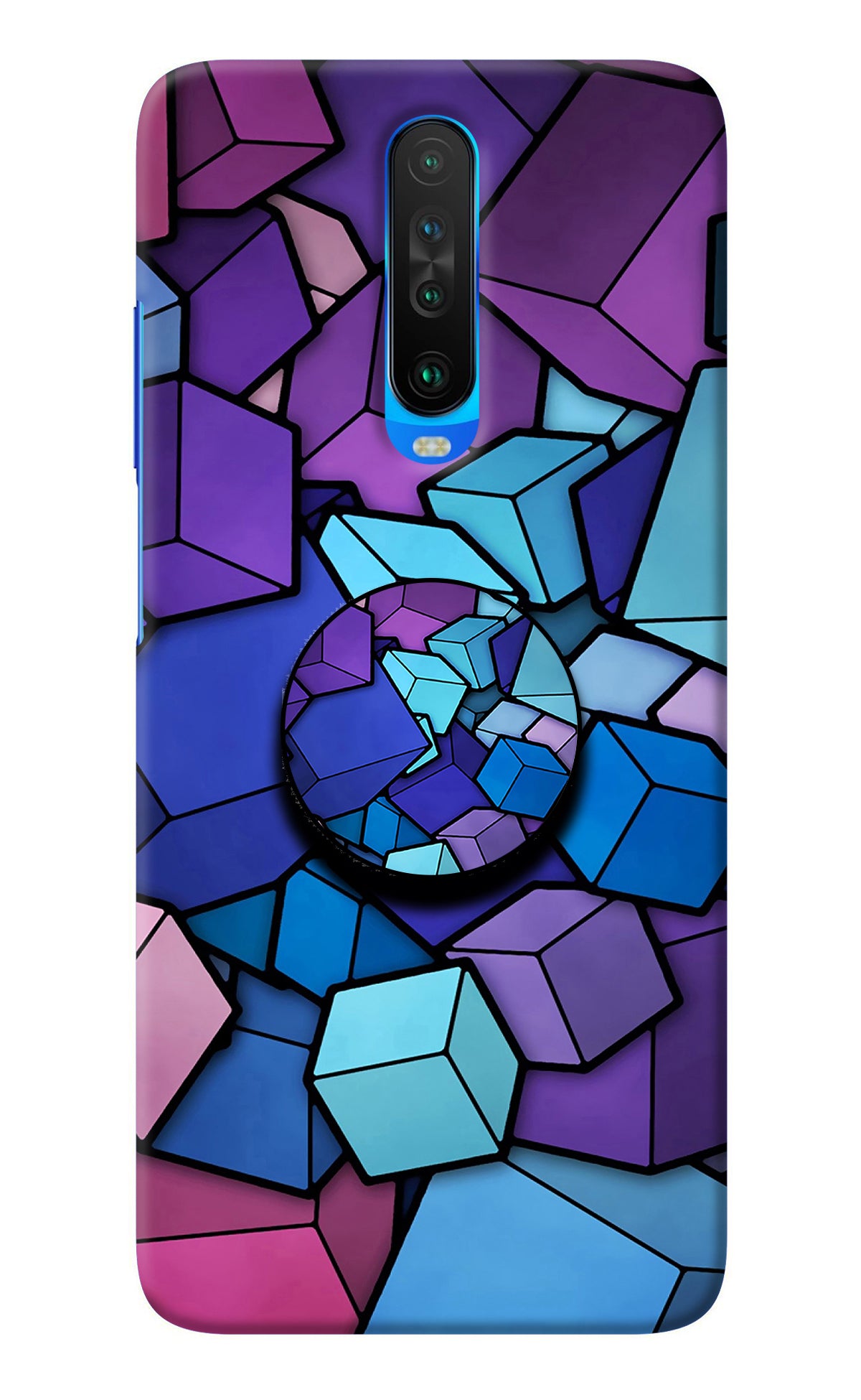 Cubic Abstract Poco X2 Pop Case