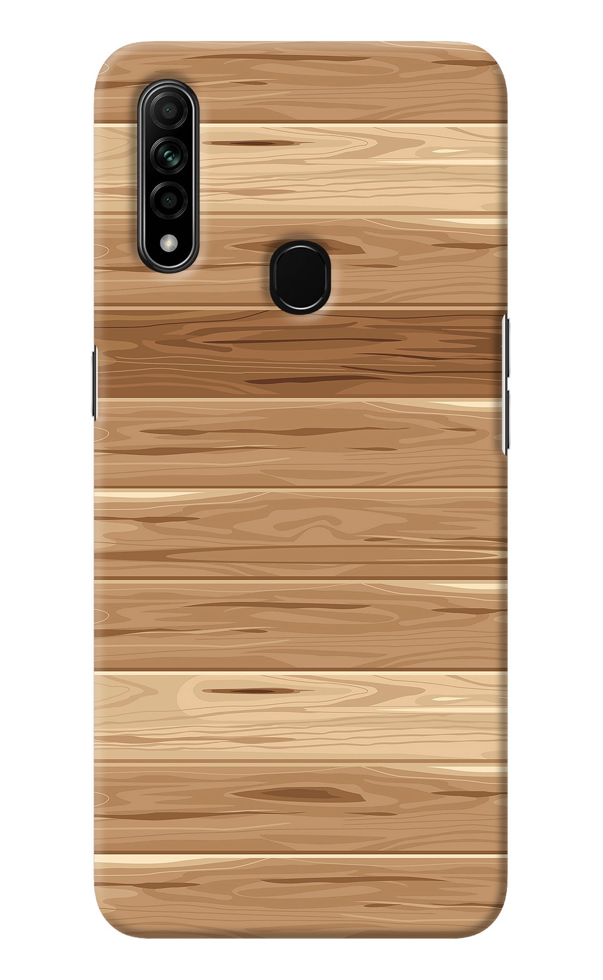 Wooden Vector Oppo A31 Back Cover