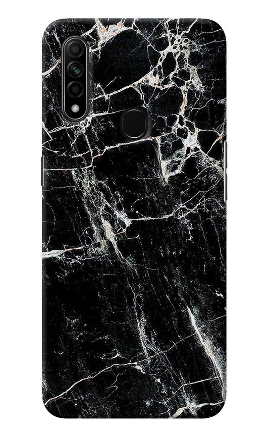 Black Marble Texture Oppo A31 Back Cover