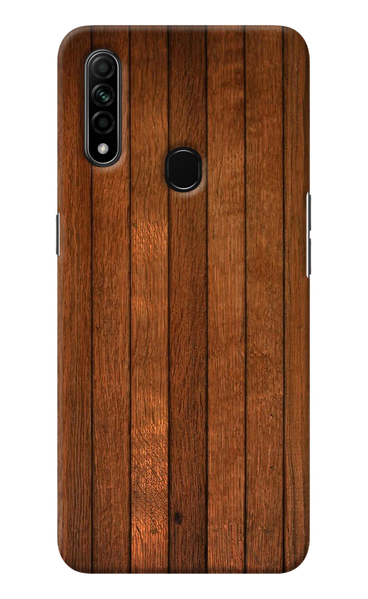 Wooden Artwork Bands Oppo A31 Back Cover