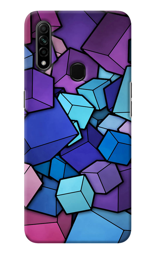 Cubic Abstract Oppo A31 Back Cover