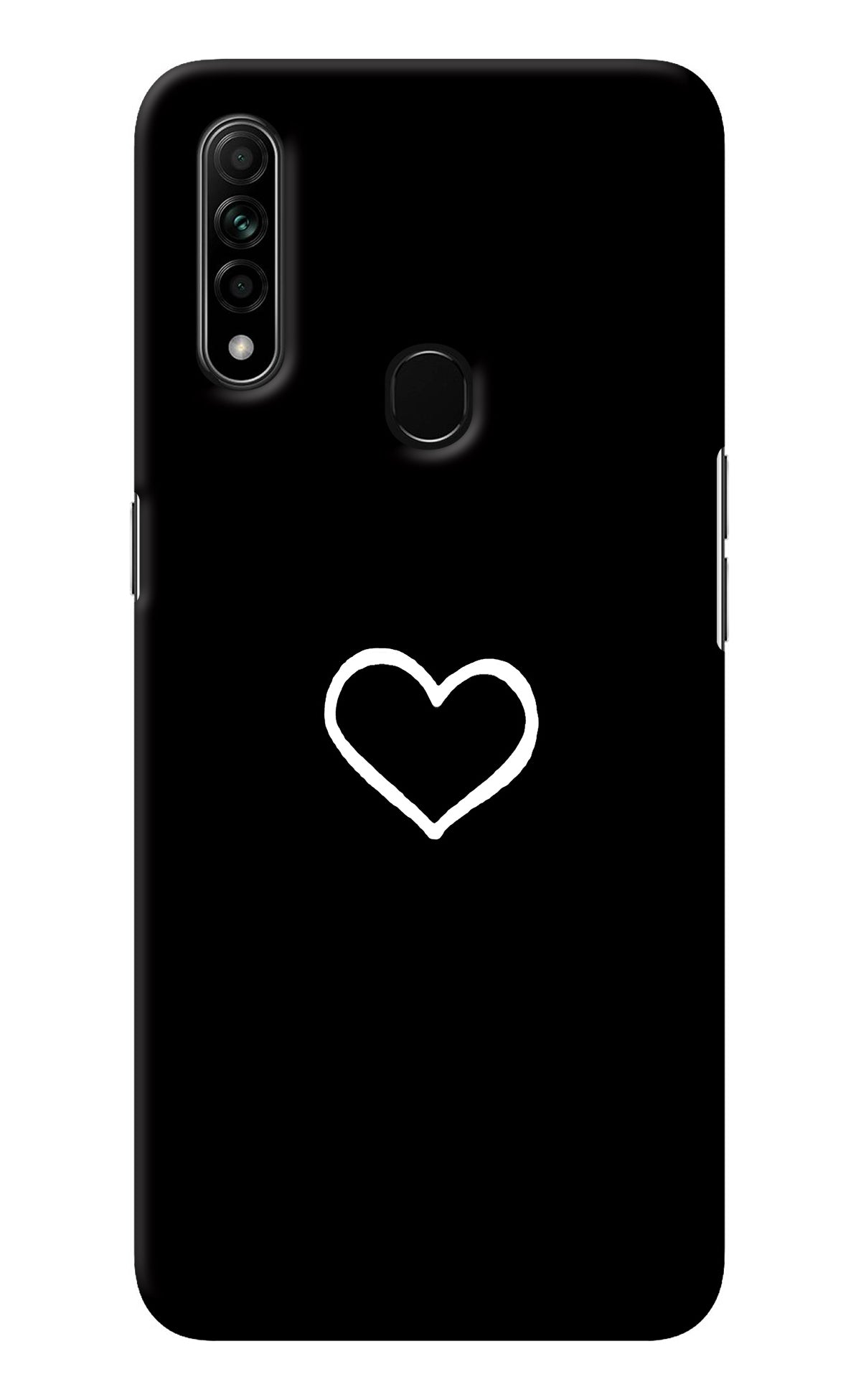 Heart Oppo A31 Back Cover