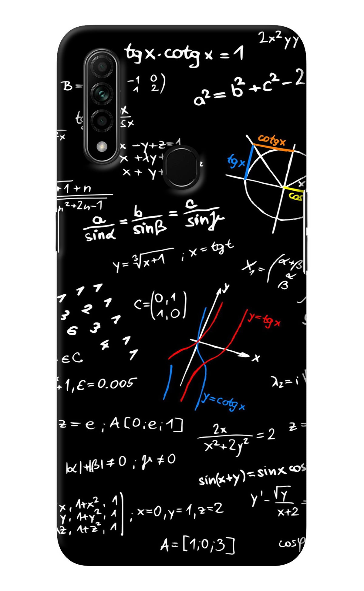 Mathematics Formula Oppo A31 Back Cover