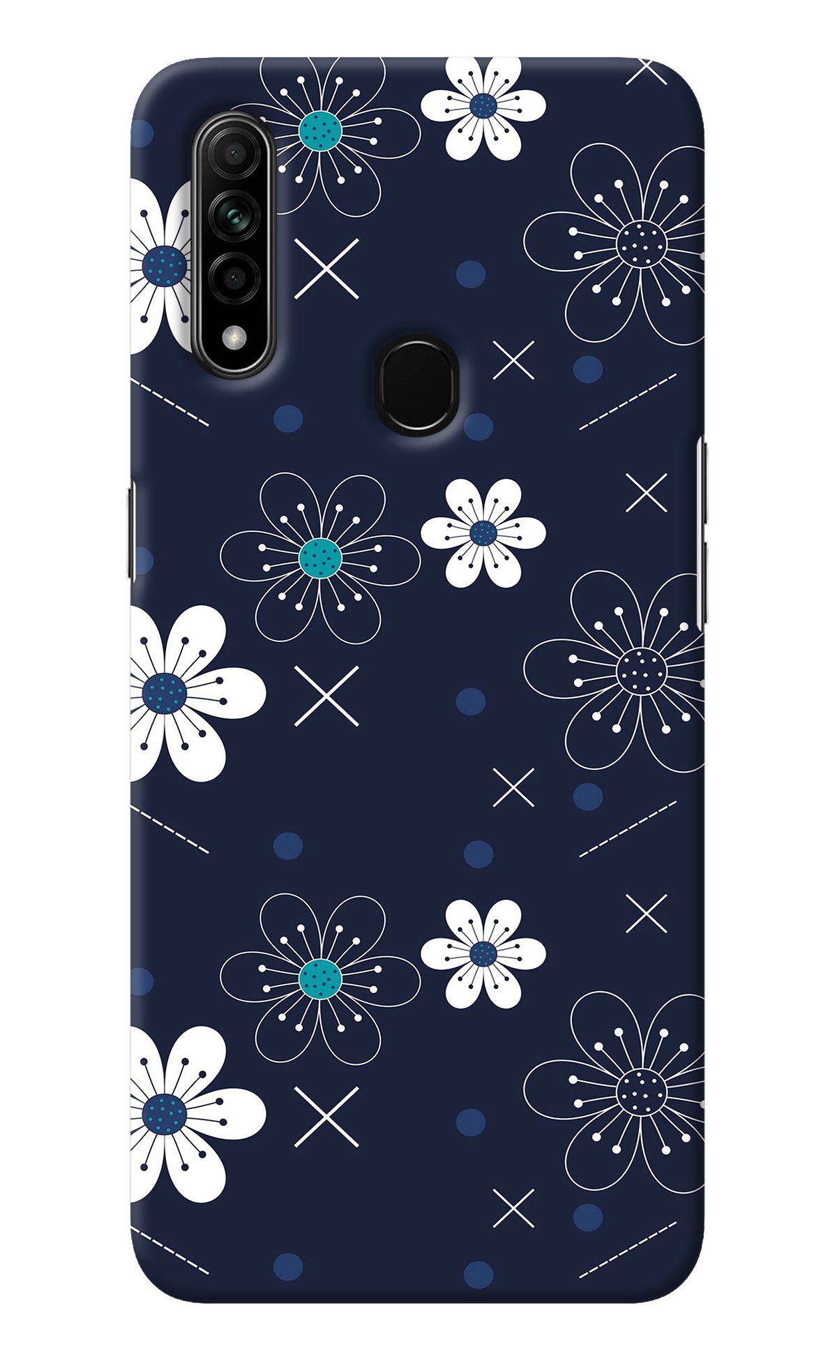 Flowers Oppo A31 Back Cover