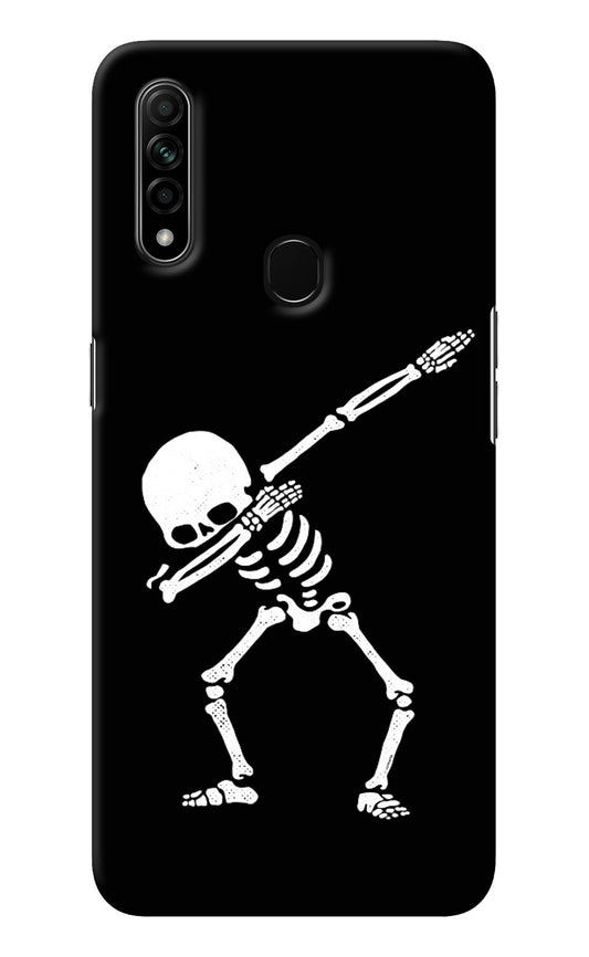 Dabbing Skeleton Art Oppo A31 Back Cover