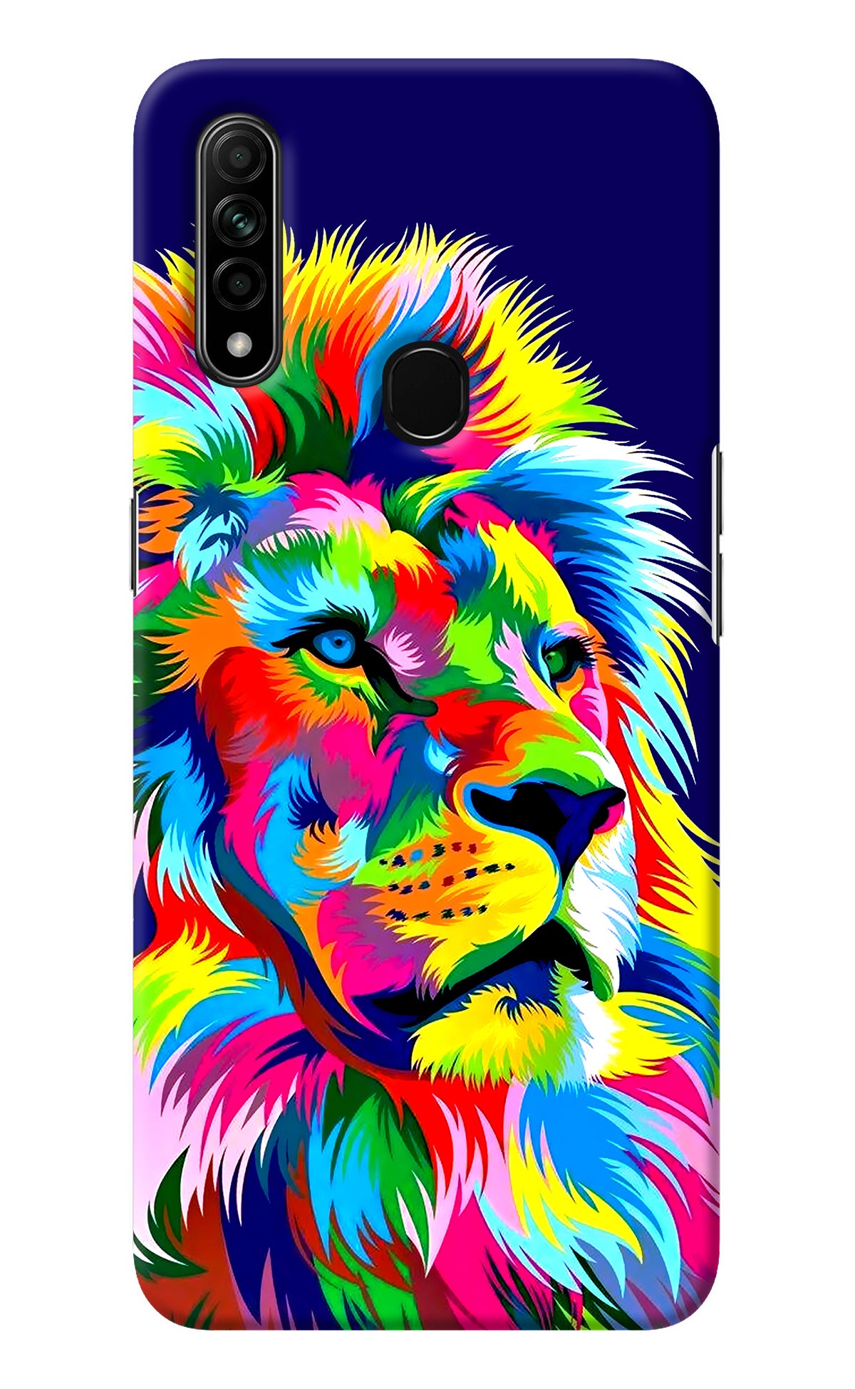 Vector Art Lion Oppo A31 Back Cover