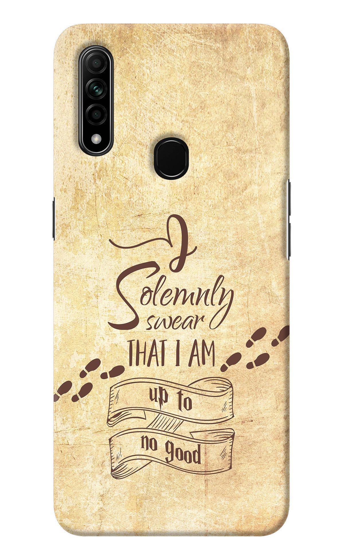 I Solemnly swear that i up to no good Oppo A31 Back Cover