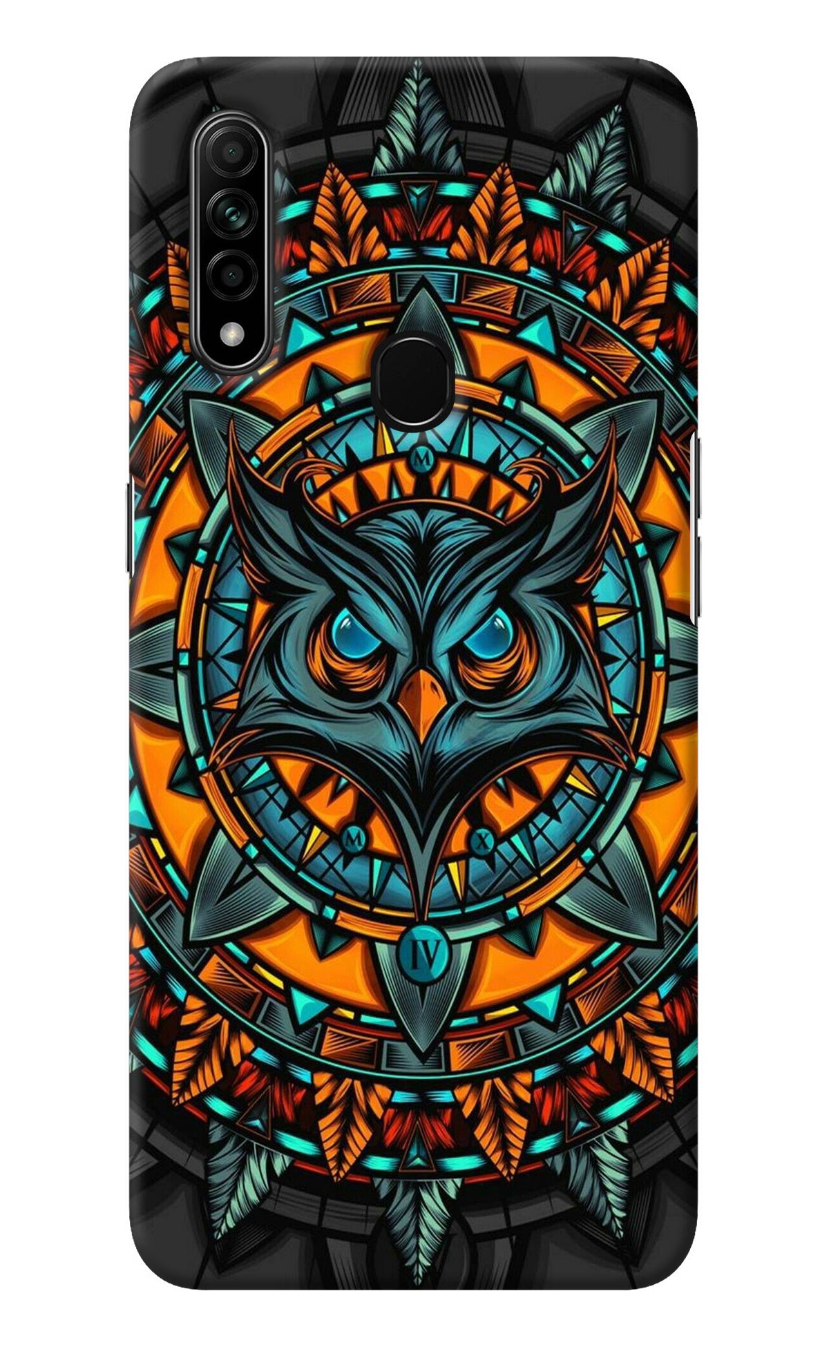 Angry Owl Art Oppo A31 Back Cover