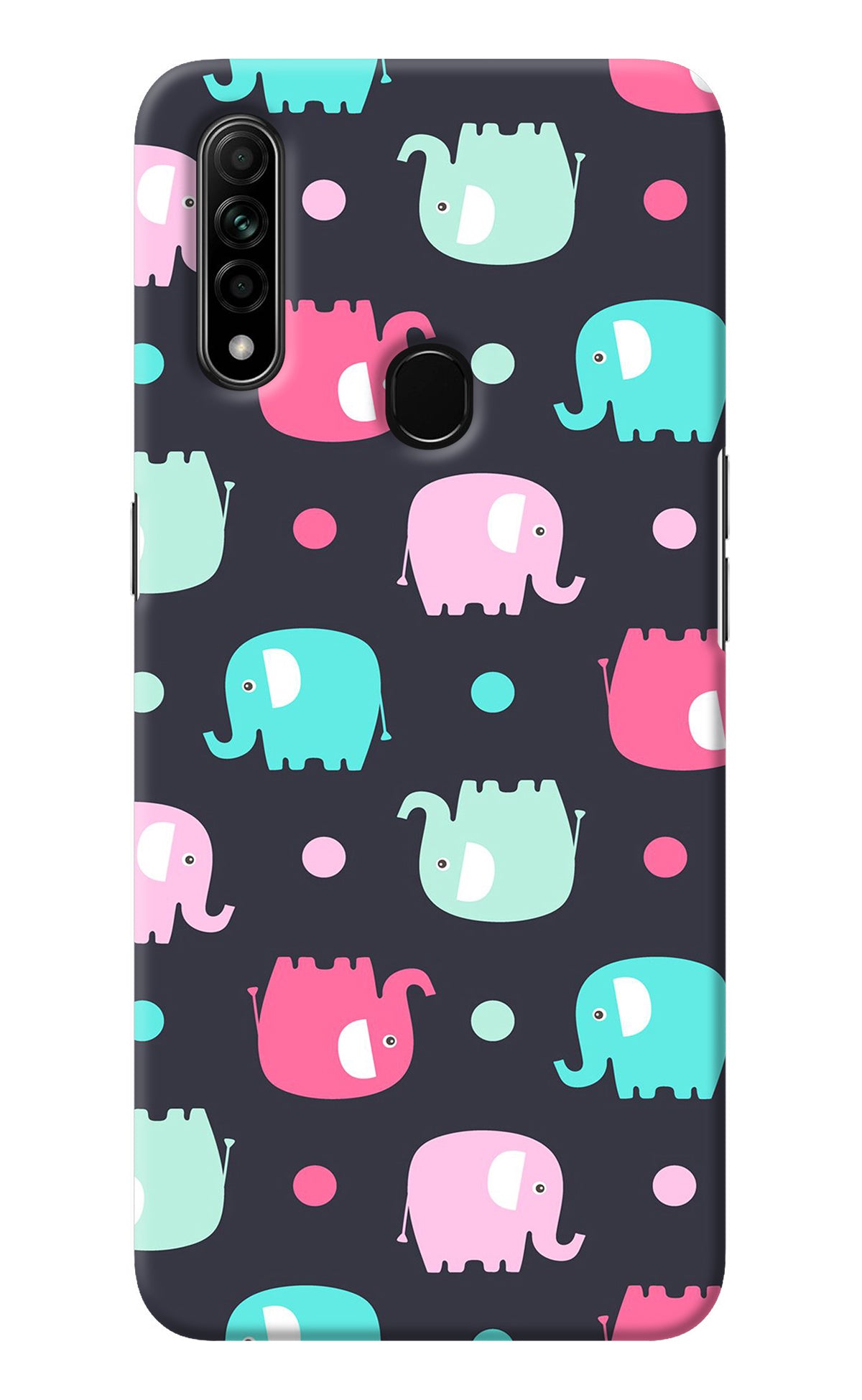 Elephants Oppo A31 Back Cover