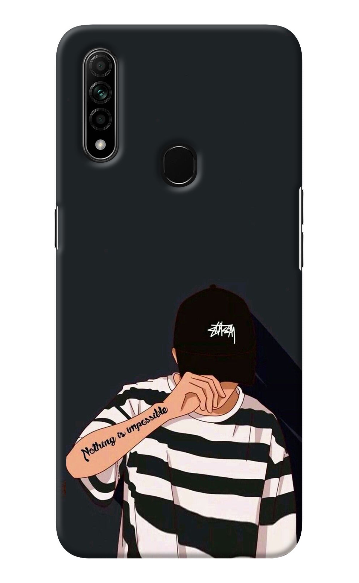 Aesthetic Boy Oppo A31 Back Cover