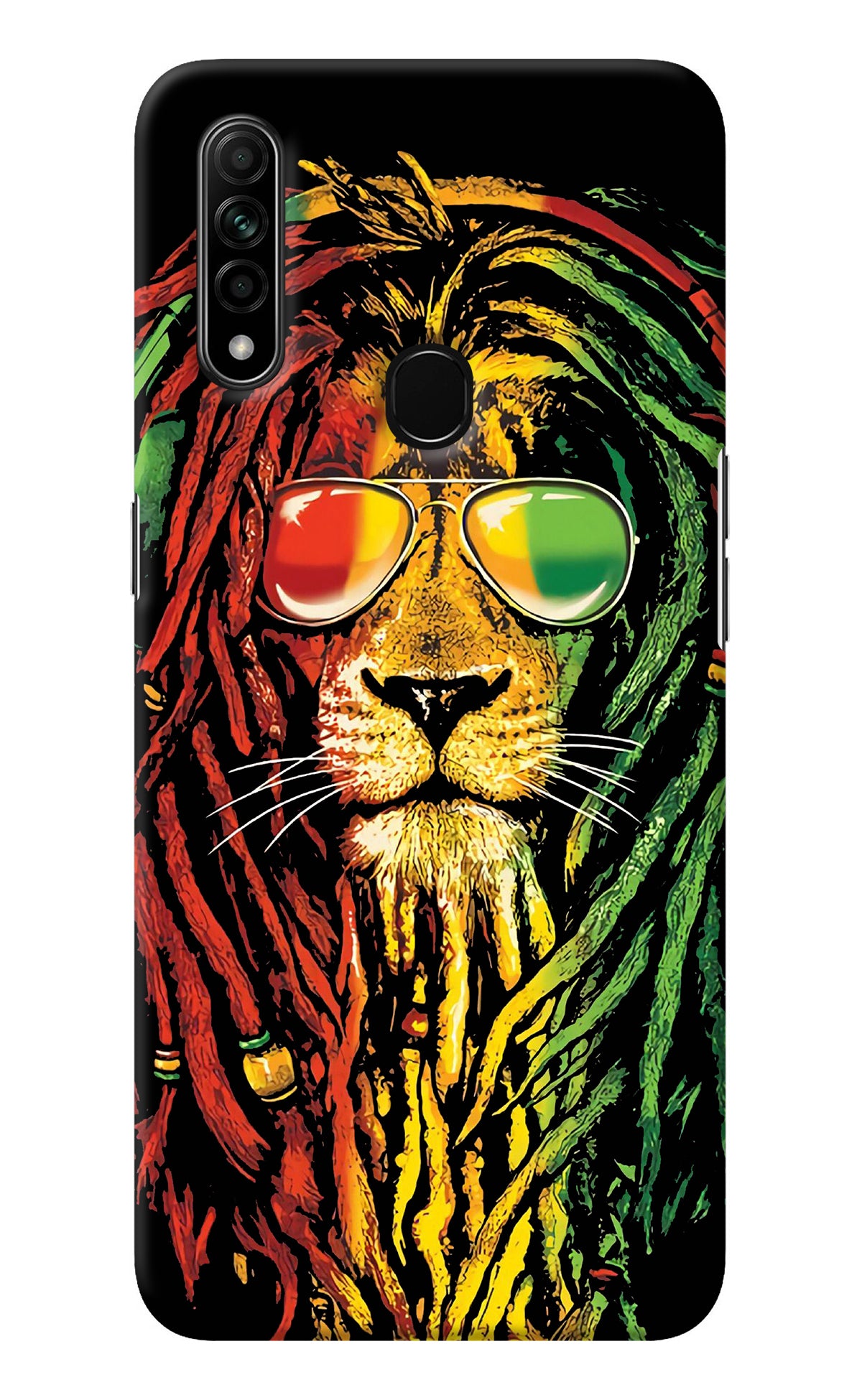 Rasta Lion Oppo A31 Back Cover