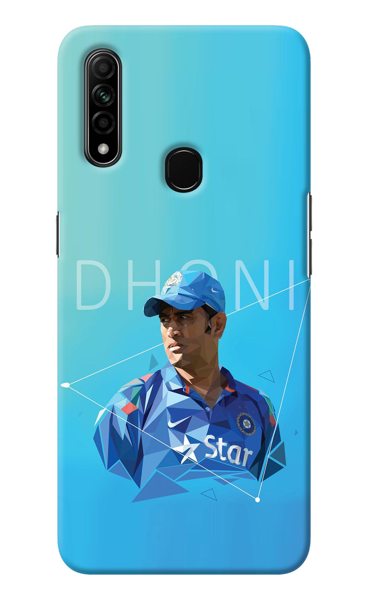 Dhoni Artwork Oppo A31 Back Cover