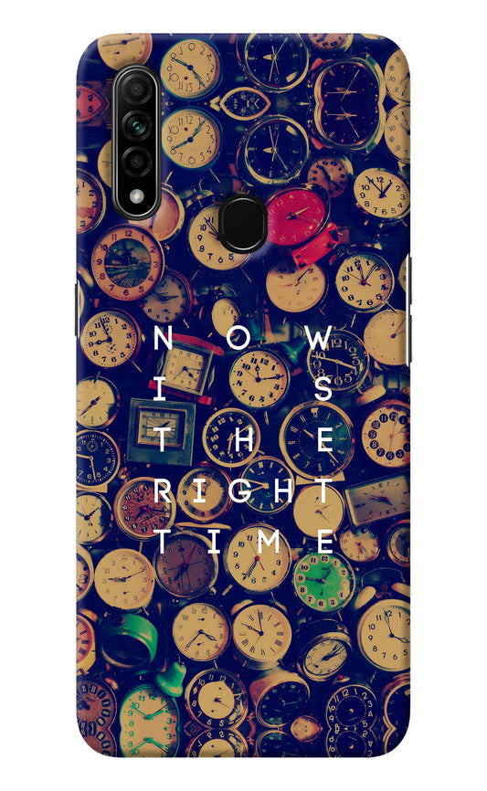 Now is the Right Time Quote Oppo A31 Back Cover