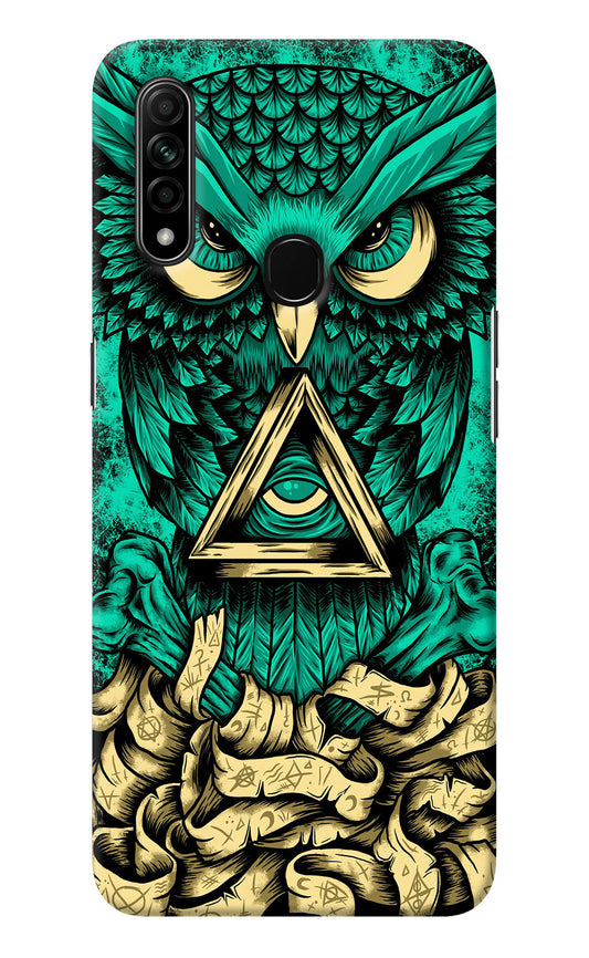 Green Owl Oppo A31 Back Cover