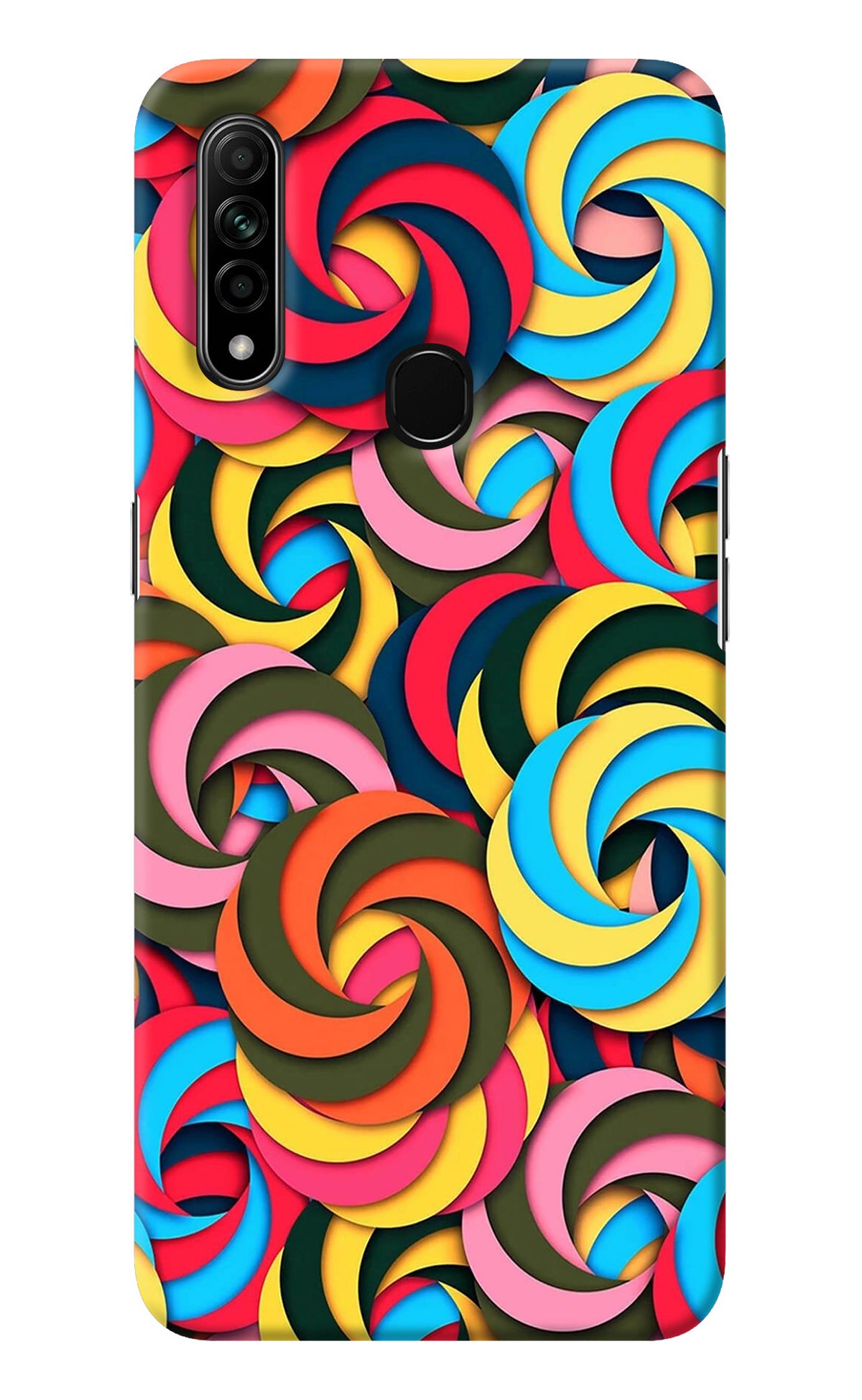 Spiral Pattern Oppo A31 Back Cover