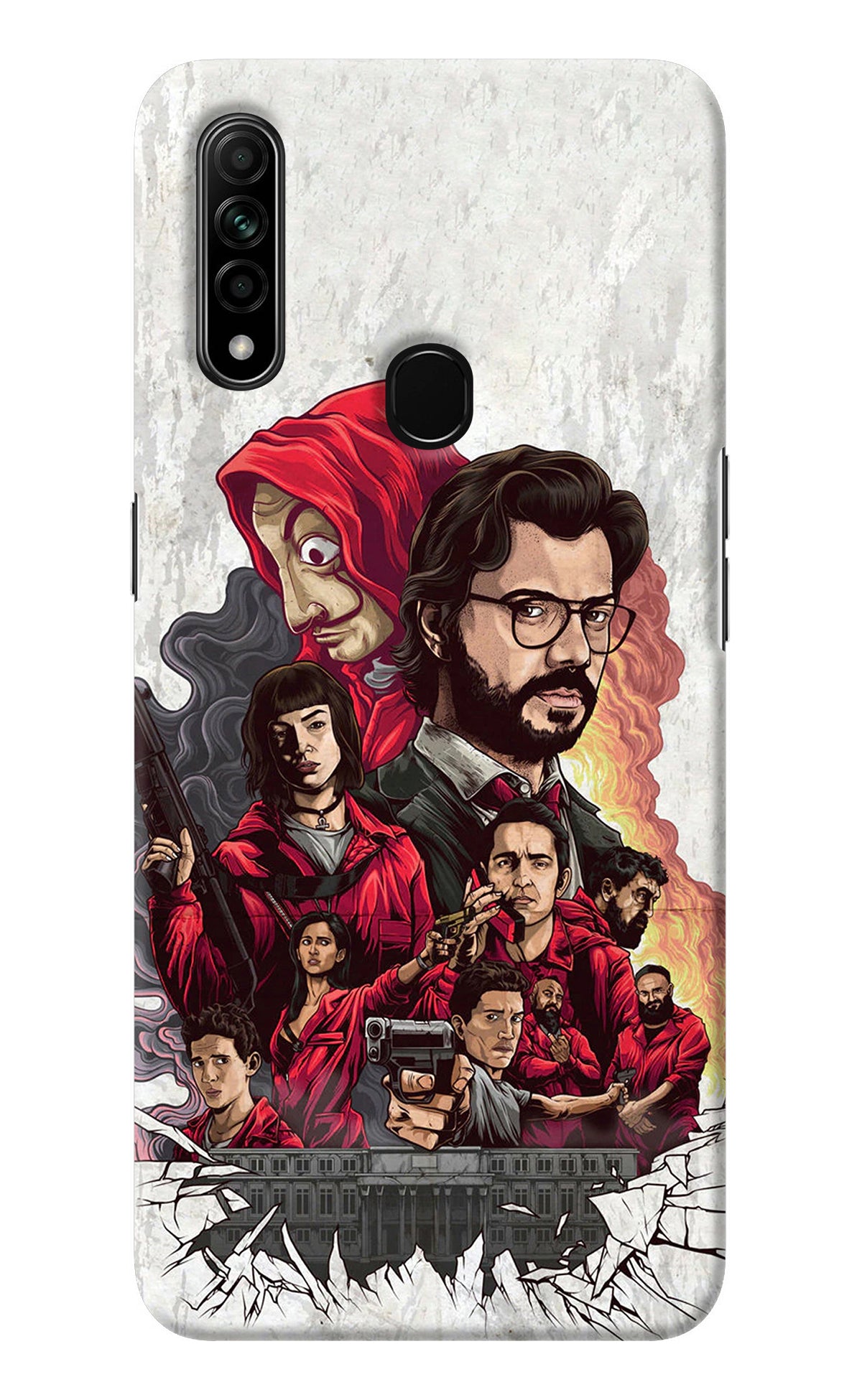 Money Heist Artwork Oppo A31 Back Cover