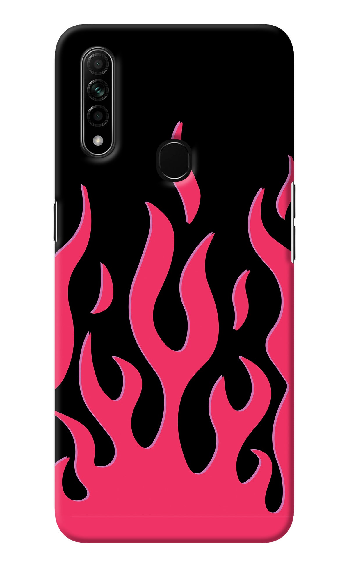 Fire Flames Oppo A31 Back Cover