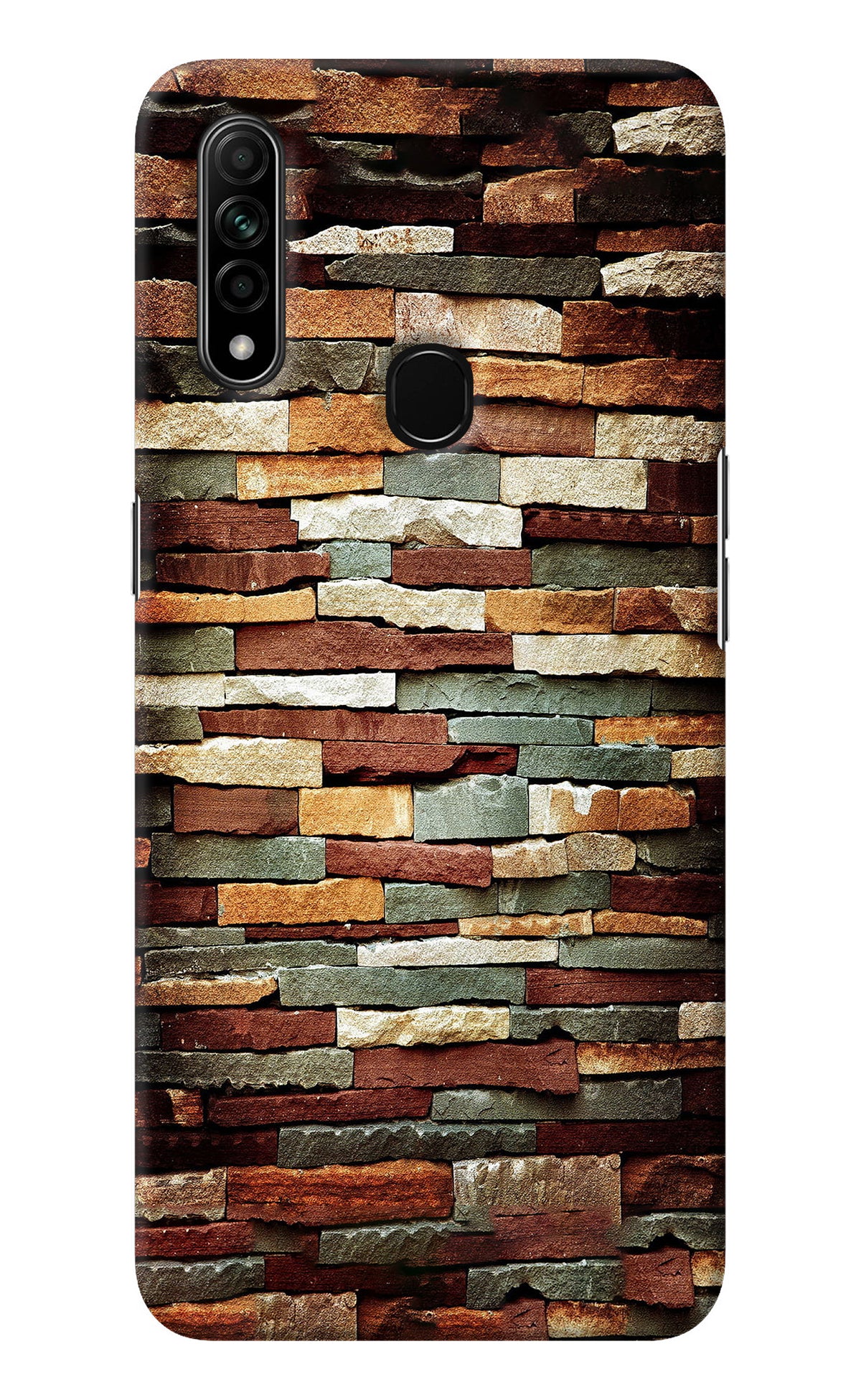 Bricks Pattern Oppo A31 Back Cover