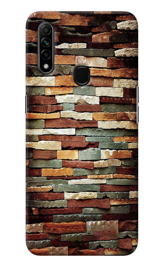 Bricks Pattern Oppo A31 Back Cover