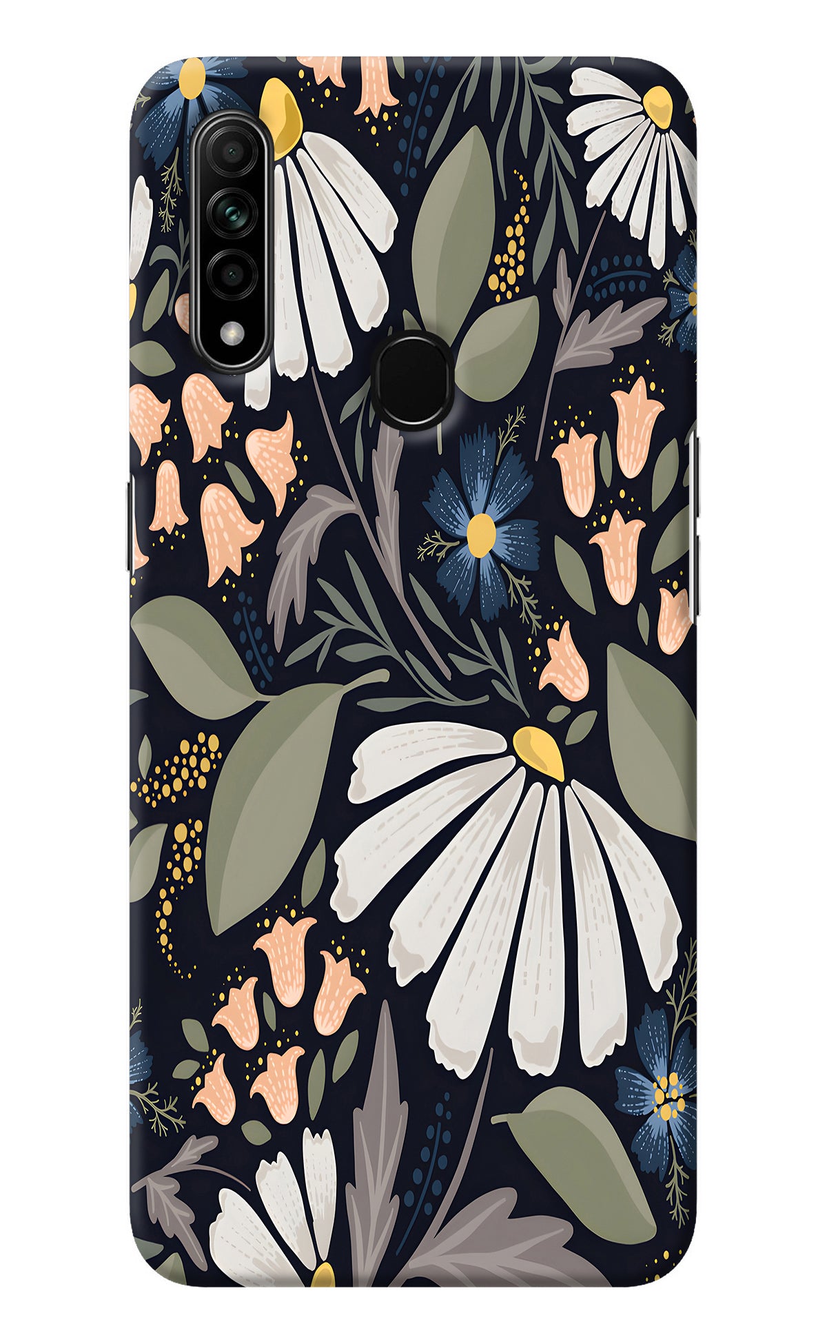 Flowers Art Oppo A31 Back Cover