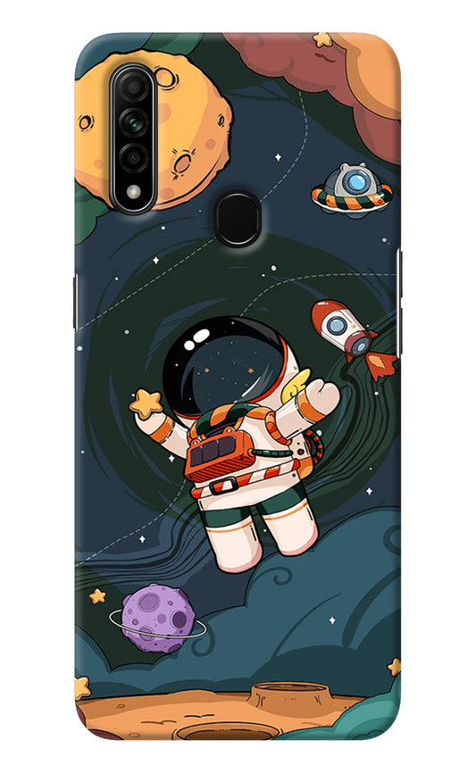 Cartoon Astronaut Oppo A31 Back Cover
