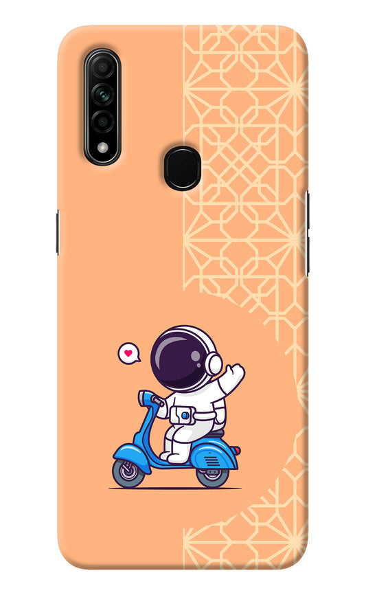 Cute Astronaut Riding Oppo A31 Back Cover