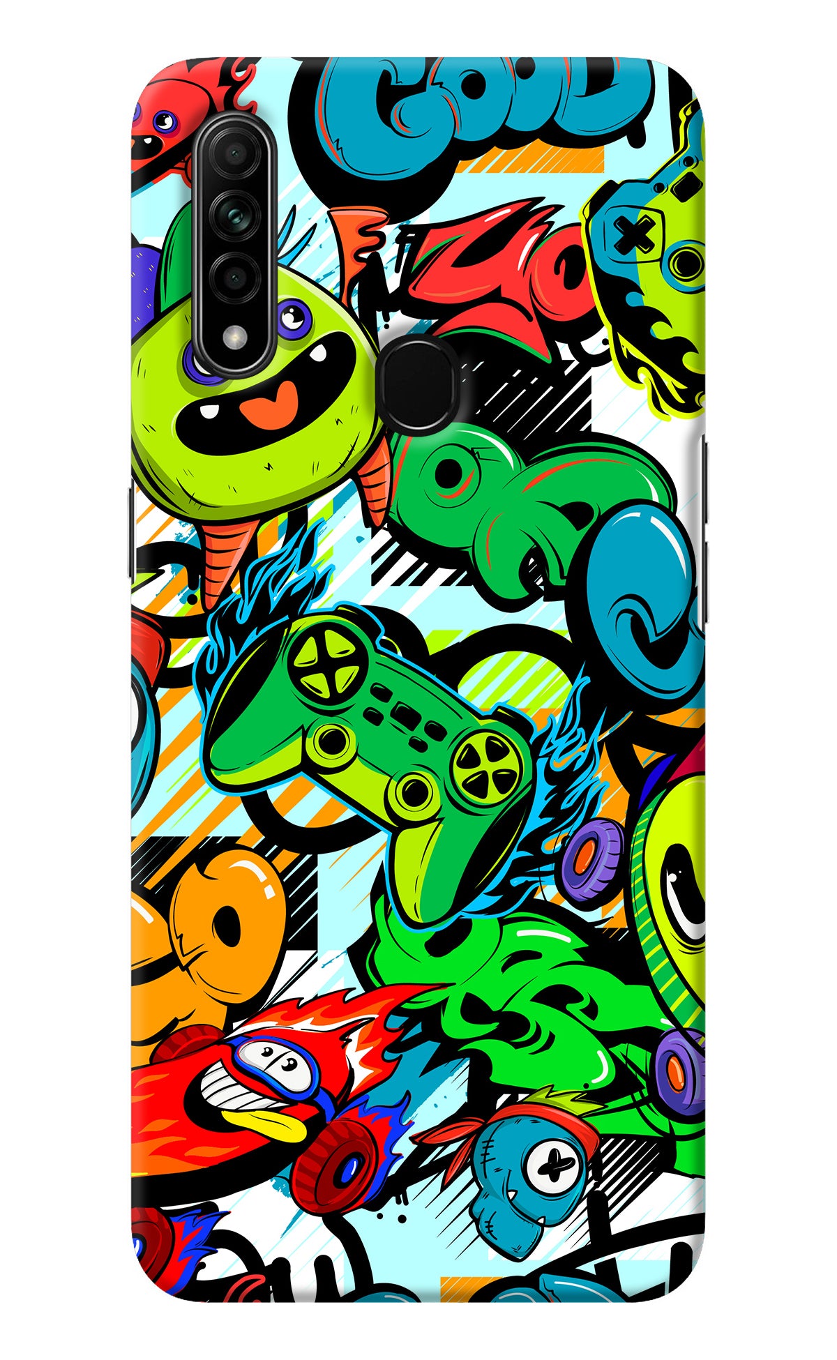 Game Doodle Oppo A31 Back Cover