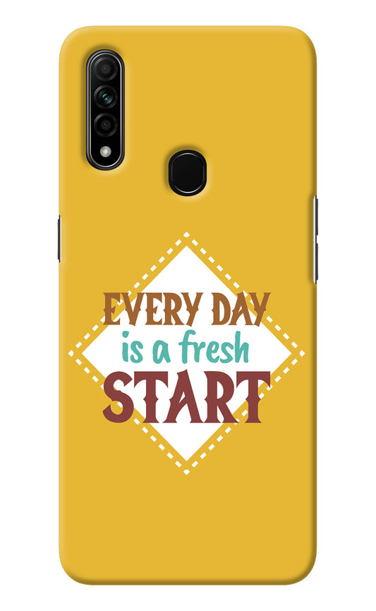 Every day is a Fresh Start Oppo A31 Back Cover