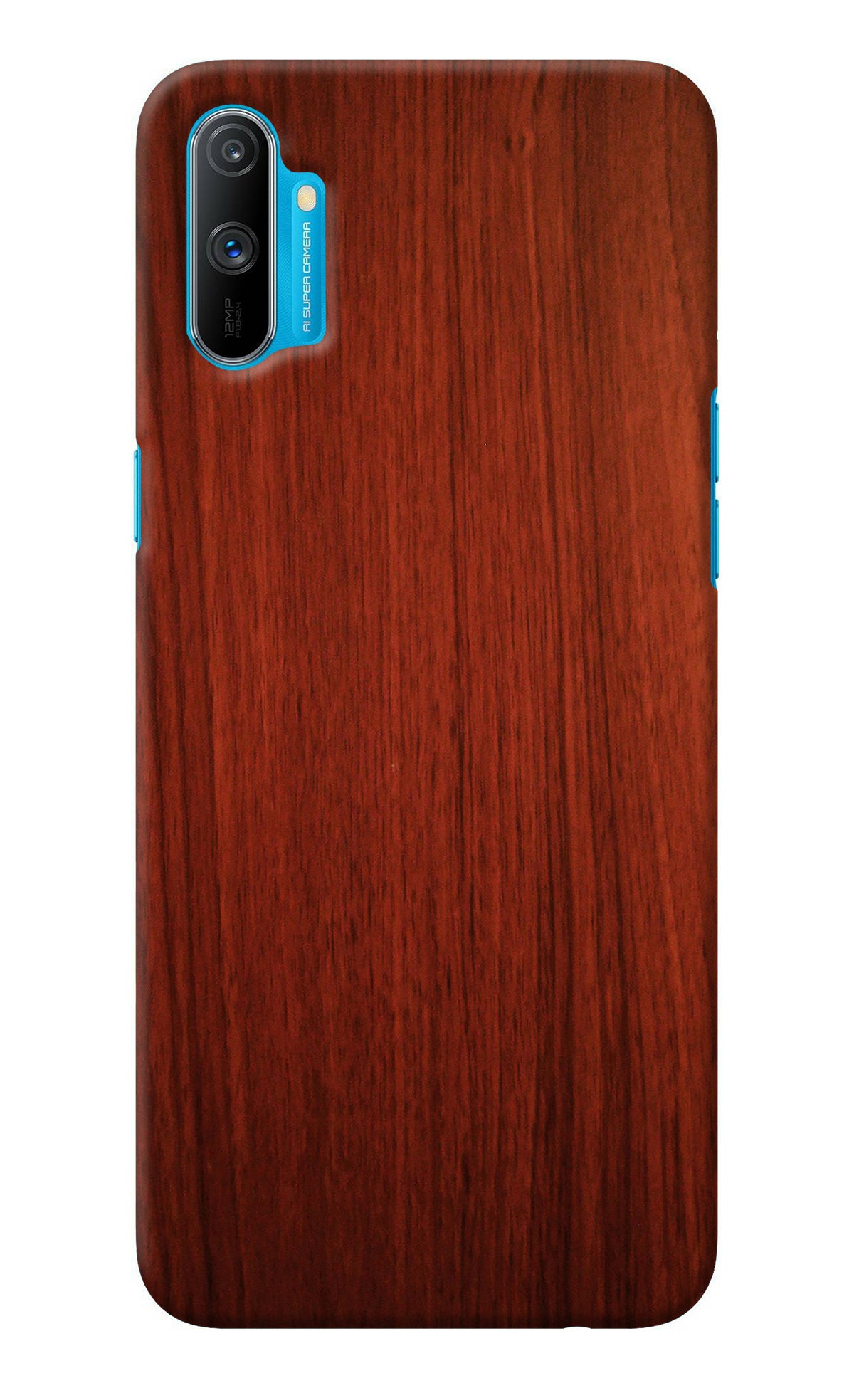 Wooden Plain Pattern Realme C3 Back Cover