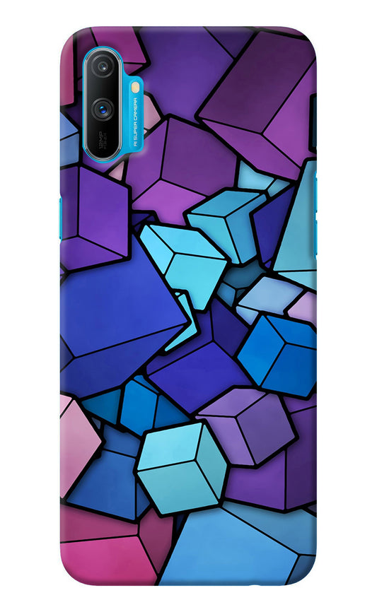 Cubic Abstract Realme C3 Back Cover