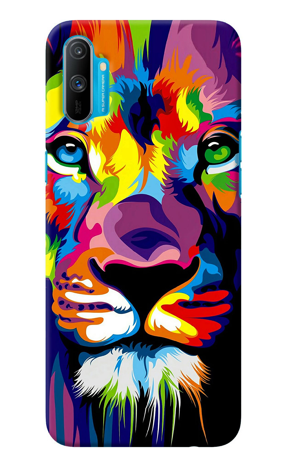 Lion Realme C3 Back Cover