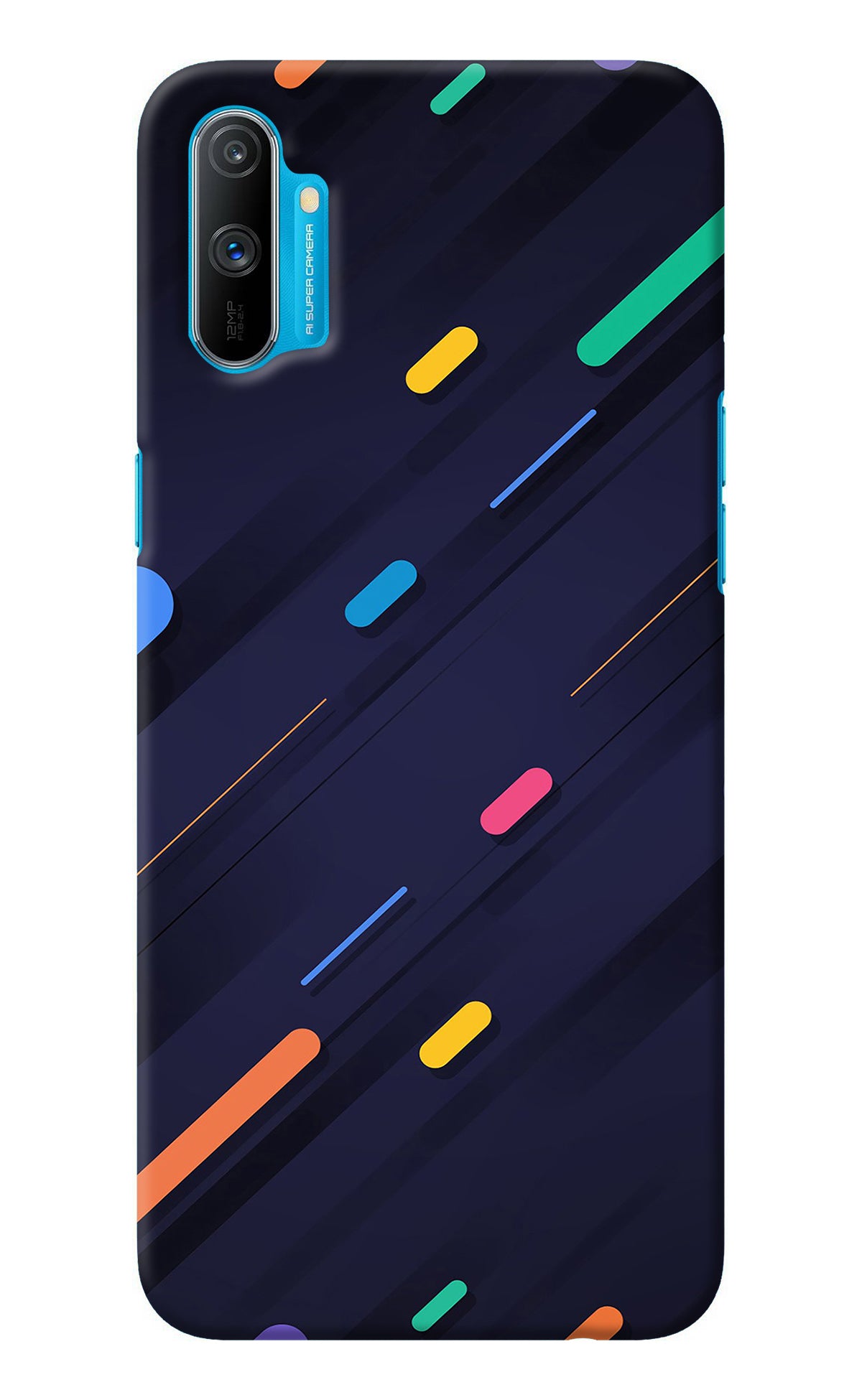 Abstract Design Realme C3 Back Cover