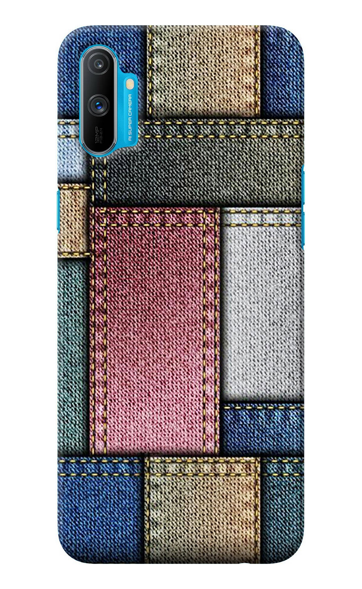 Multicolor Jeans Realme C3 Back Cover