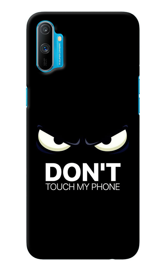 Don'T Touch My Phone Realme C3 Back Cover