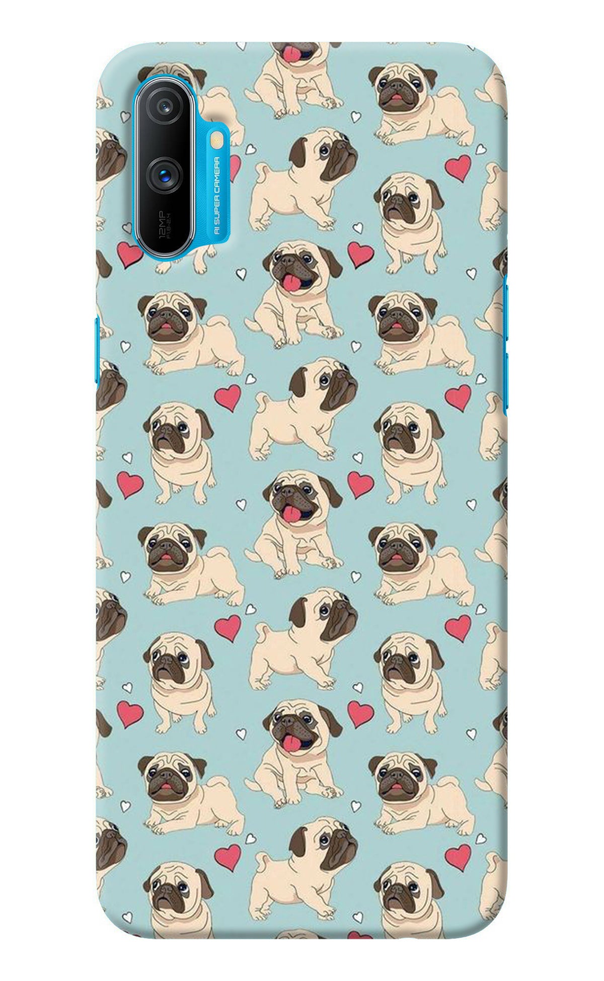 Pug Dog Realme C3 Back Cover