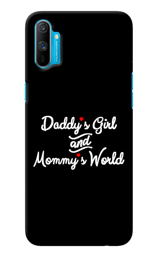 Daddy's Girl and Mommy's World Realme C3 Back Cover