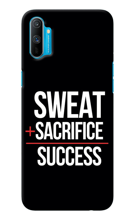 Sweat Sacrifice Success Realme C3 Back Cover