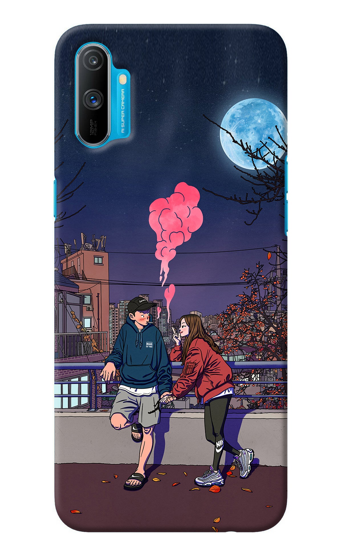 Chilling Couple Realme C3 Back Cover