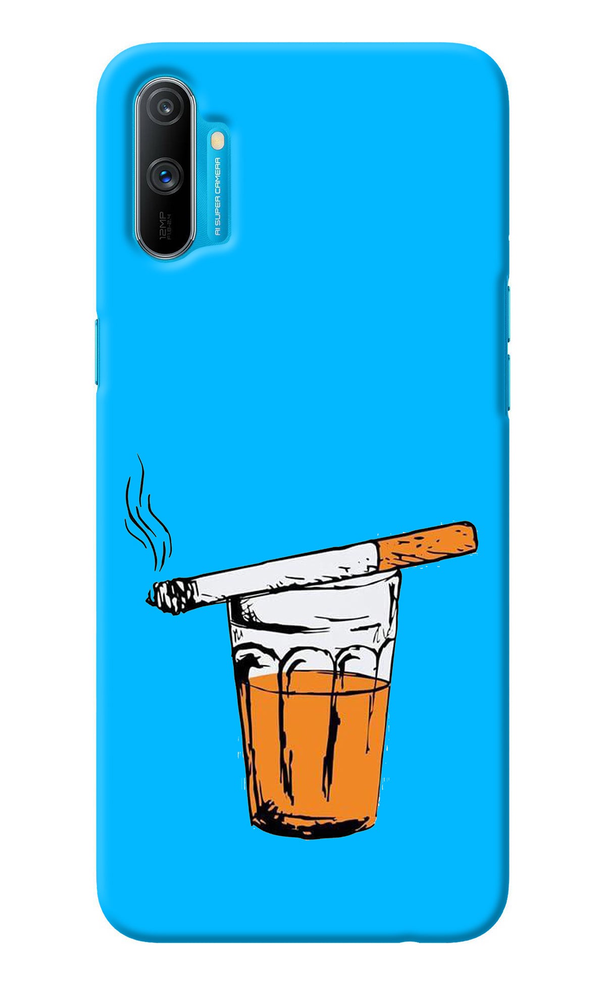 Chai Sutta Realme C3 Back Cover