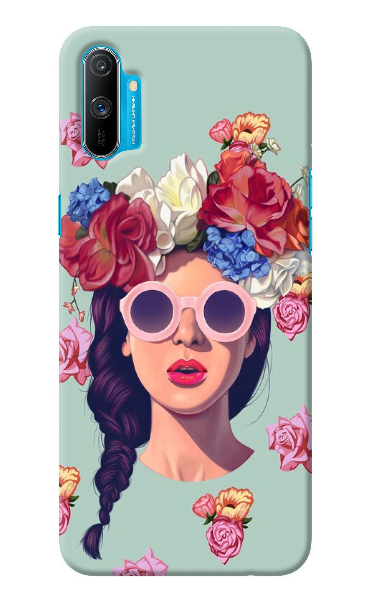 Pretty Girl Realme C3 Back Cover