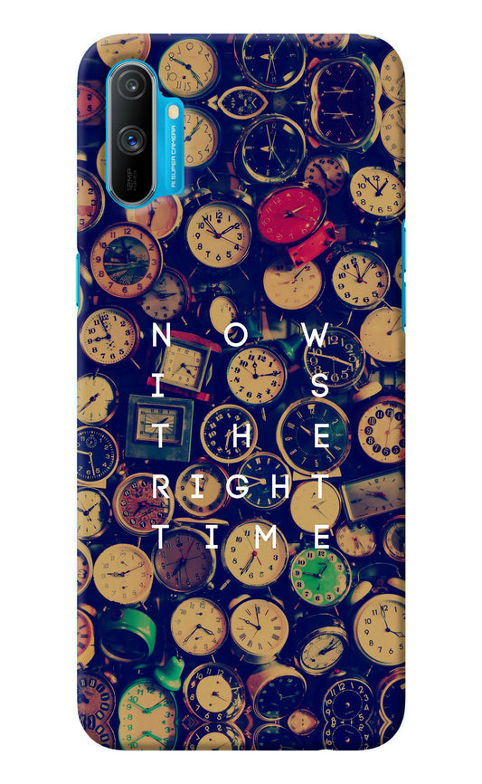 Now is the Right Time Quote Realme C3 Back Cover