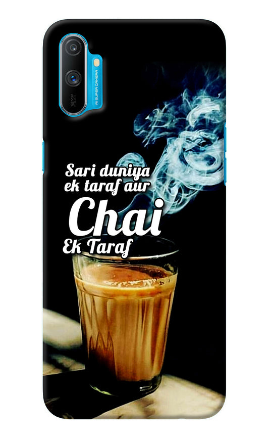Chai Ek Taraf Quote Realme C3 Back Cover